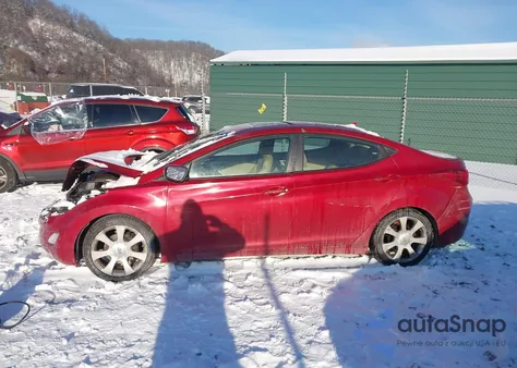 2012 Hyundai Elantra Limited (Ulsan Plant) z USA, uszkodzony, nr VIN KMHDH4AE7CU235886